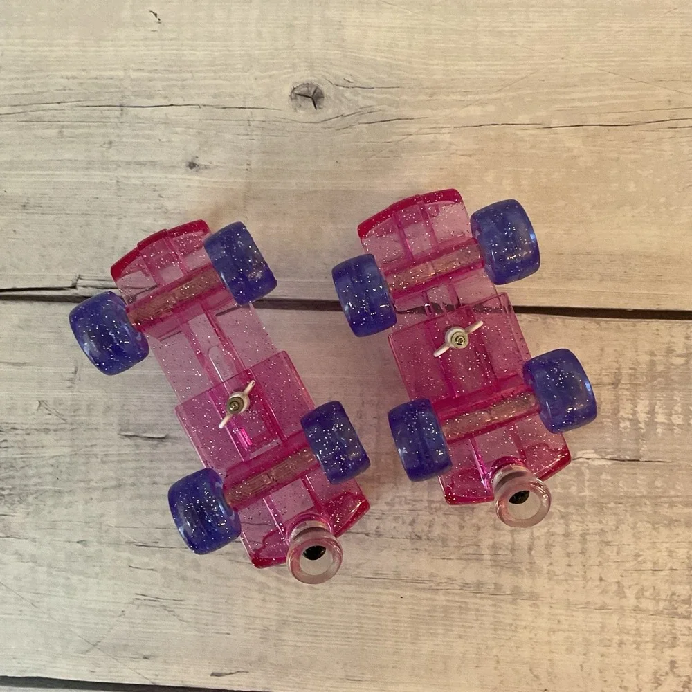 Build A Bear Workshop BABW Dress Shoes Roller Skates Rainbow Sparkles